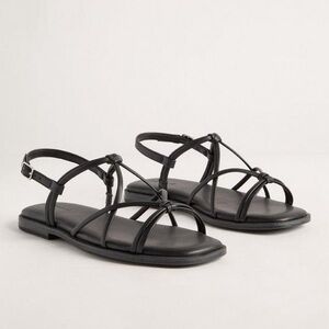 Torrid 8 WW Strappy Criss Cross Gladiator Sandal black